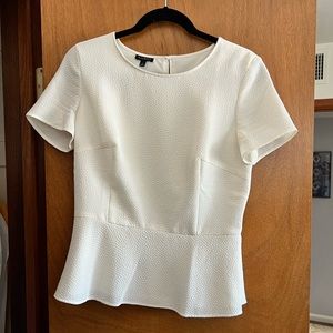 Structured Talbots Short Sleeved Blouse